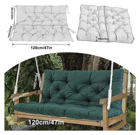 YXMKJOS swing cushion fits 60x40x4 inches for three seats.