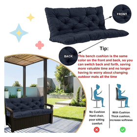 YXMKJOS waterproof outdoor bench cushion for all-weather use