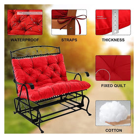 YXMKJOS waterproof polyester fabric close-up shows durable, easy-care seating.