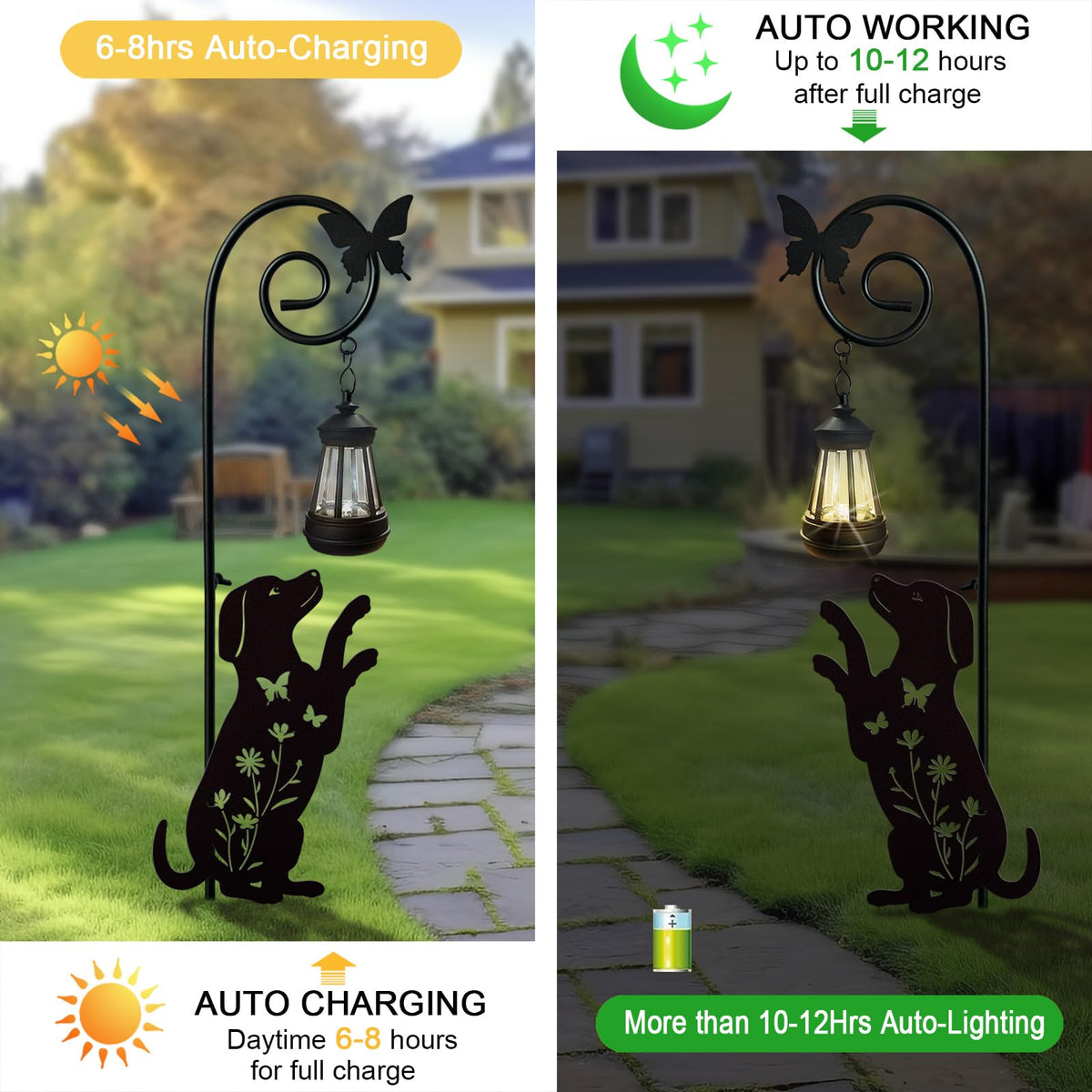 YY Gardenia beagle lawn ornament adds whimsical charm to outdoor spaces.
