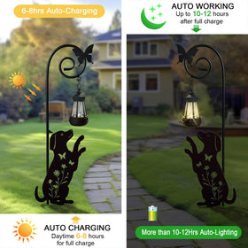 YY Gardenia beagle lawn ornament adds whimsical charm to outdoor spaces.