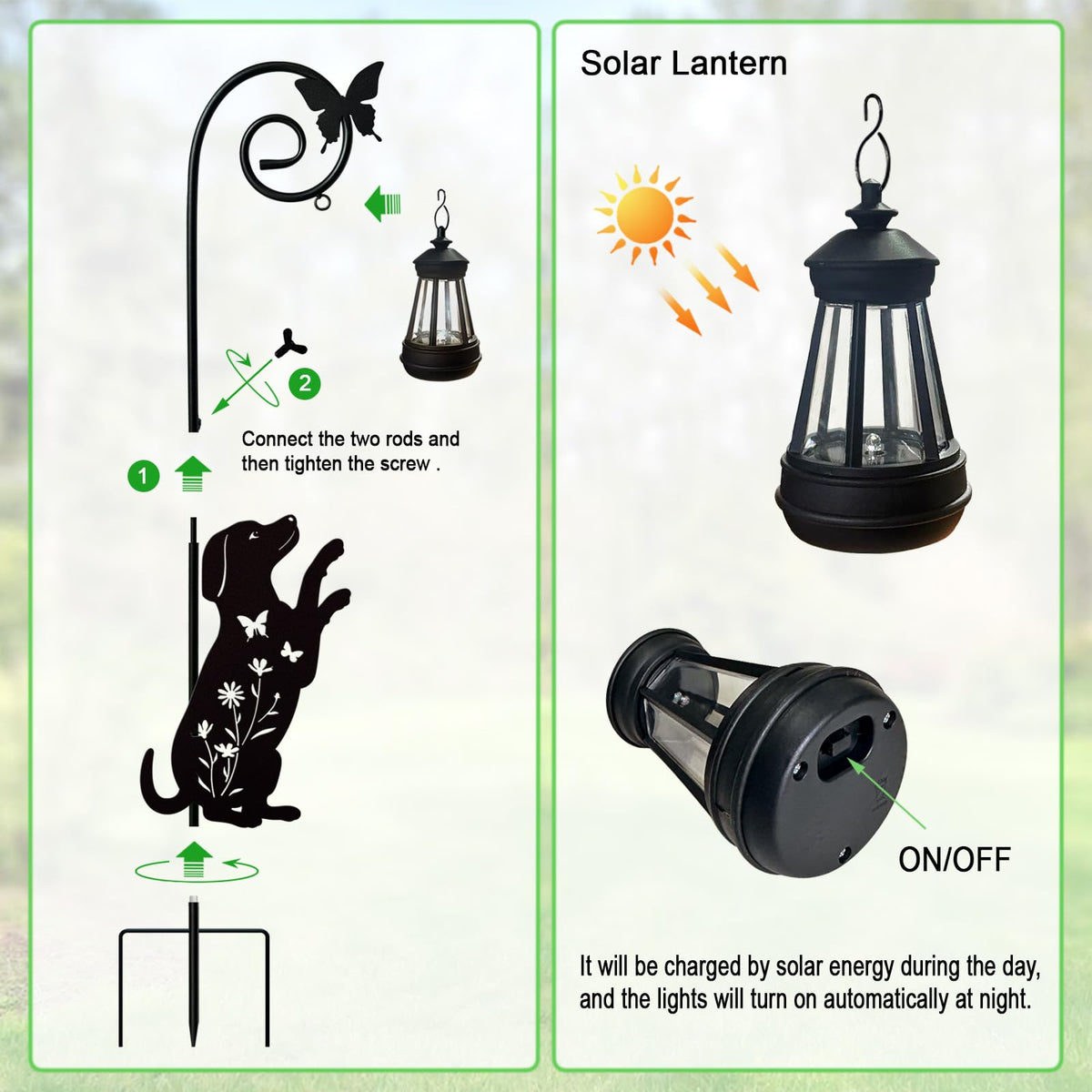 YY Gardenia decorative silhouette decor complements patios and gardens.