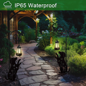 YY Gardenia solar-powered garden light enhances walkways and borders.