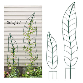 YY-Ladybug green leaf trellis supports climbing vines indoors and outdoors.
