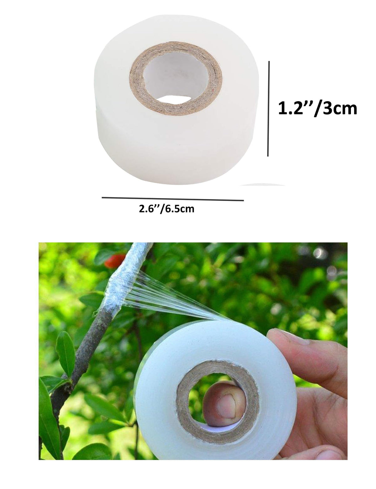 YYaaloa self-adhesive grafting tape wrap is quick to apply without extra glue.