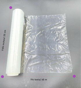 YYANBERICH transparent slimming wrap film conforming to the body