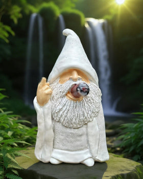 YYDGZG funny dwarf gesture ornament suits porches and balconies.