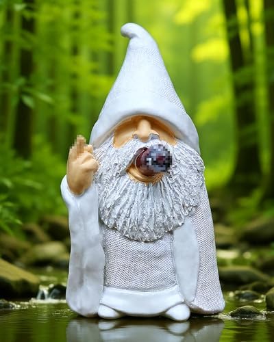 YYDGZG middle finger figurine lawn statue adds playful curb appeal.