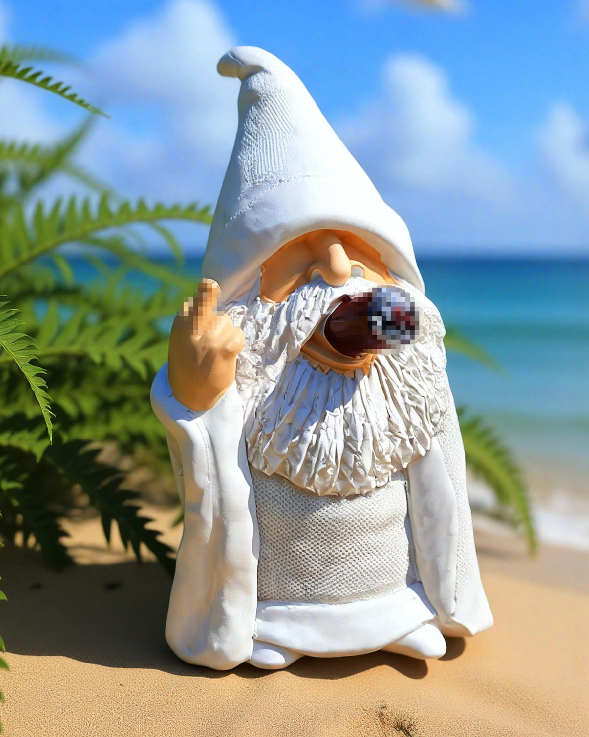 YYDGZG smoking wizard gnome outdoor statue boosts garden whimsy.