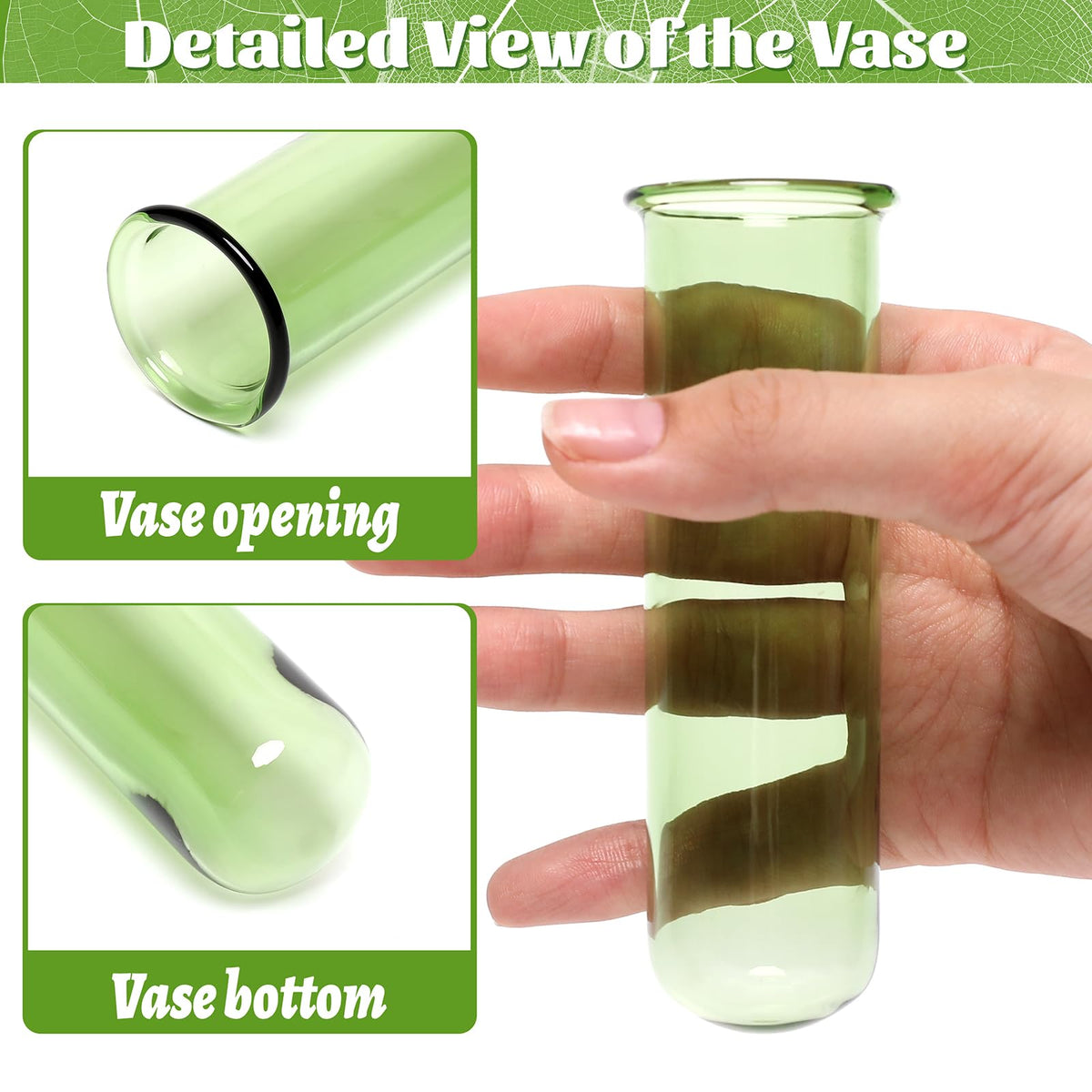 YYHglass natural pine base enhances home decor while supporting plant propagation