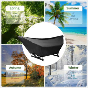 Dimension check guide helps select the right hammock cover size