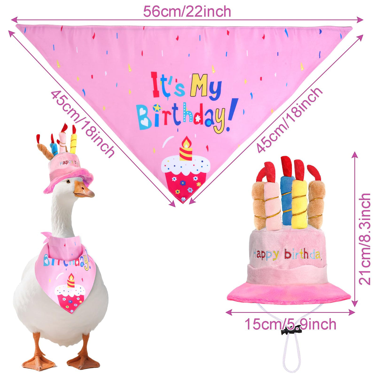 Yymobt porch goose costume fits 17 to 23 inch statues