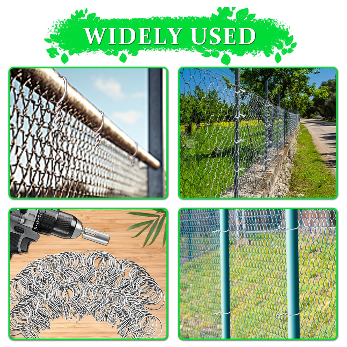 Yyndelicate EZ Twist Ties installation process ready for use in fencing.