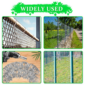 Yyndelicate EZ Twist Ties installation process ready for use in fencing.