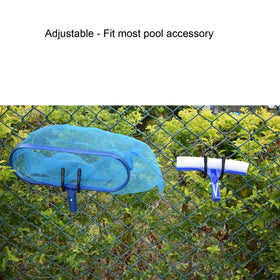 Easy installation by pressing into fence holes for secure grip.