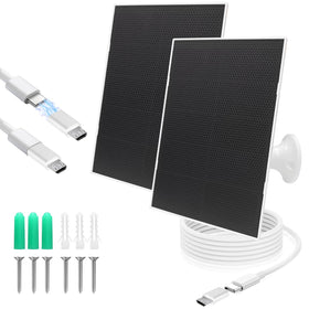 YYTDDUUU 4W solar panel for outdoor cameras delivers reliable charging with high efficiency