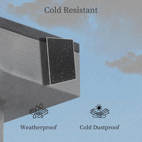 YYTDDUUU IP65 waterproof design protects panels in harsh weather