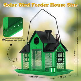 YYWMWM Cardinal bird feeder in metal that withstands weather