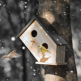 YYYUAN gift-worthy nesting box for bird lovers in outdoor spaces