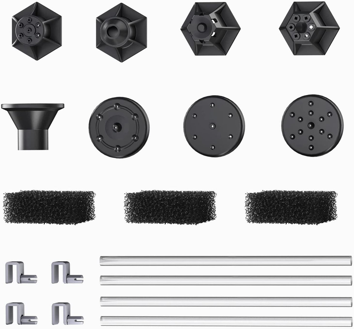 Yzert Solar Fountain Attachment with wide 8-nozzle spray enhances pond display.