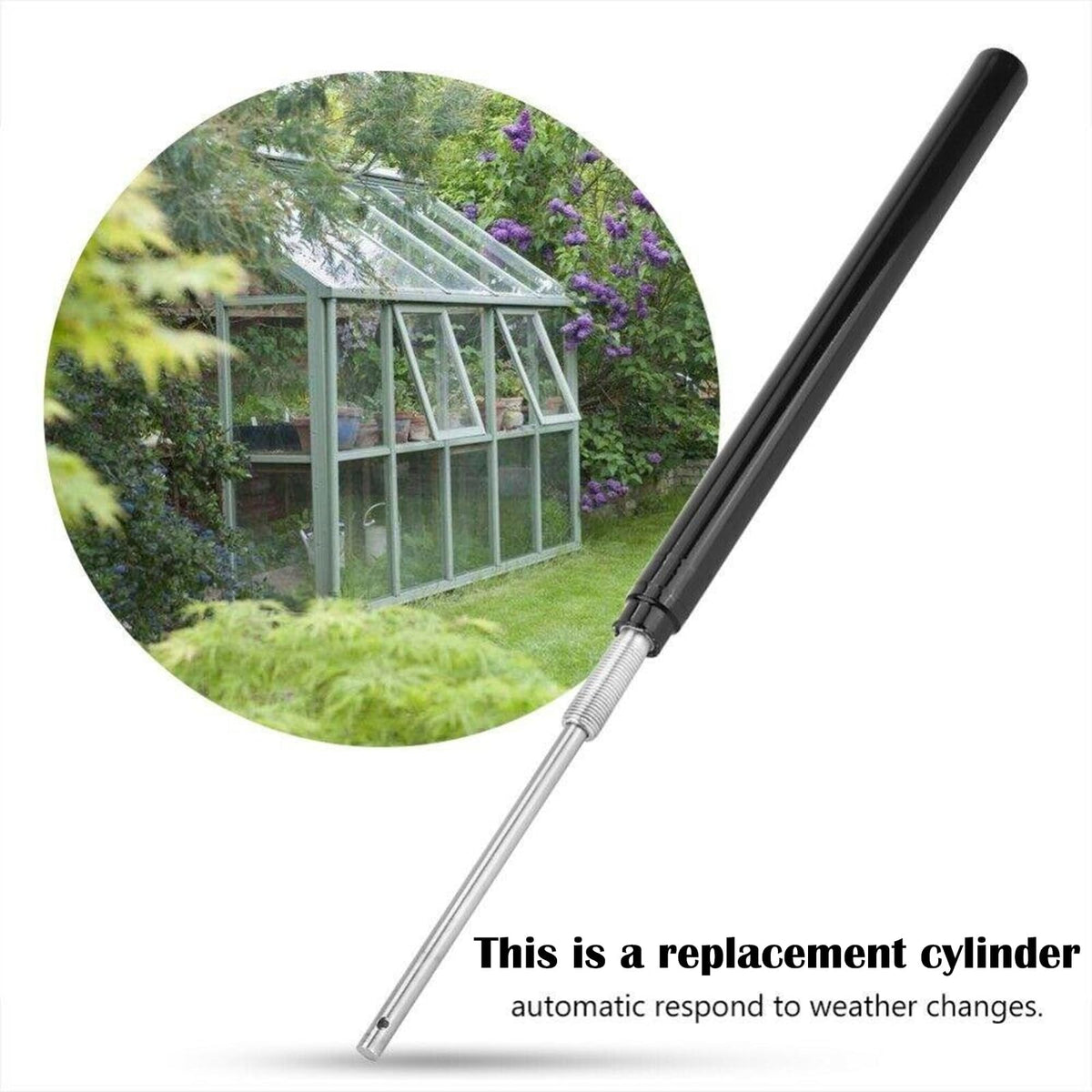 Yziixi aluminum-frame greenhouse vent highlights rust-proof longevity for outdoor gardens.