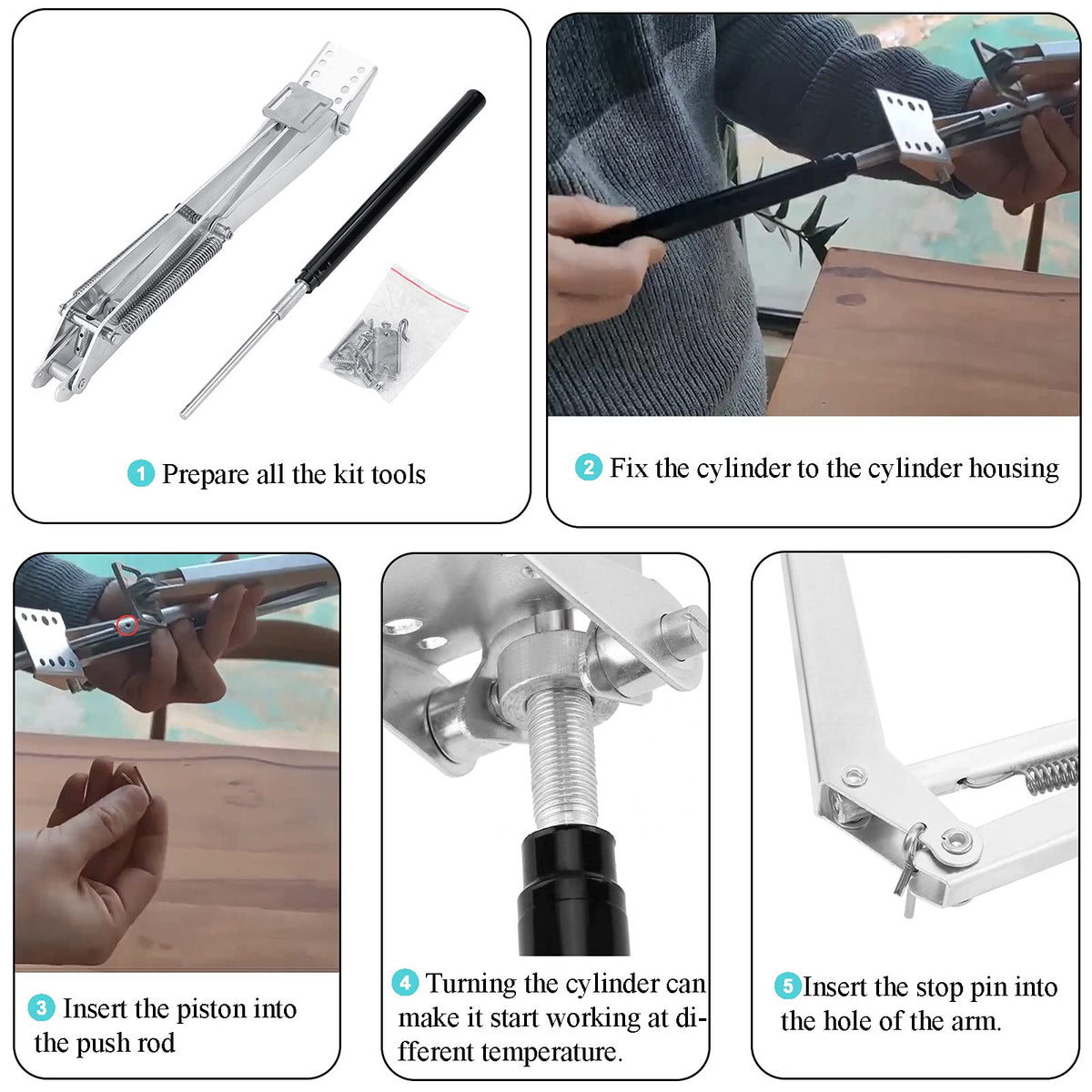 Yziixi easy installation by clamping or screwing to the frame.
