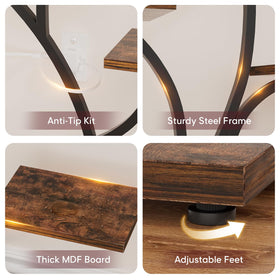 Yzosvki waterproof and scratch-resistant panels withstand daily indoor use.