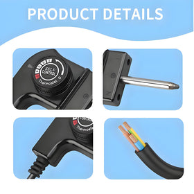 YZSGW durable 16AWG wiring ensures reliable power during outdoor cooking.