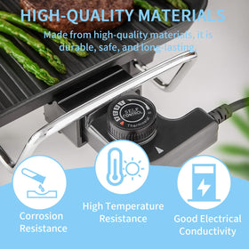 YZSGW outdoor and household use design suits backyard grilling and smoking.