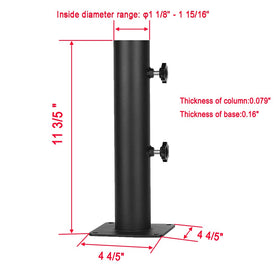 YZZHAJ umbrella base deck mount ready for dock and patio shade.