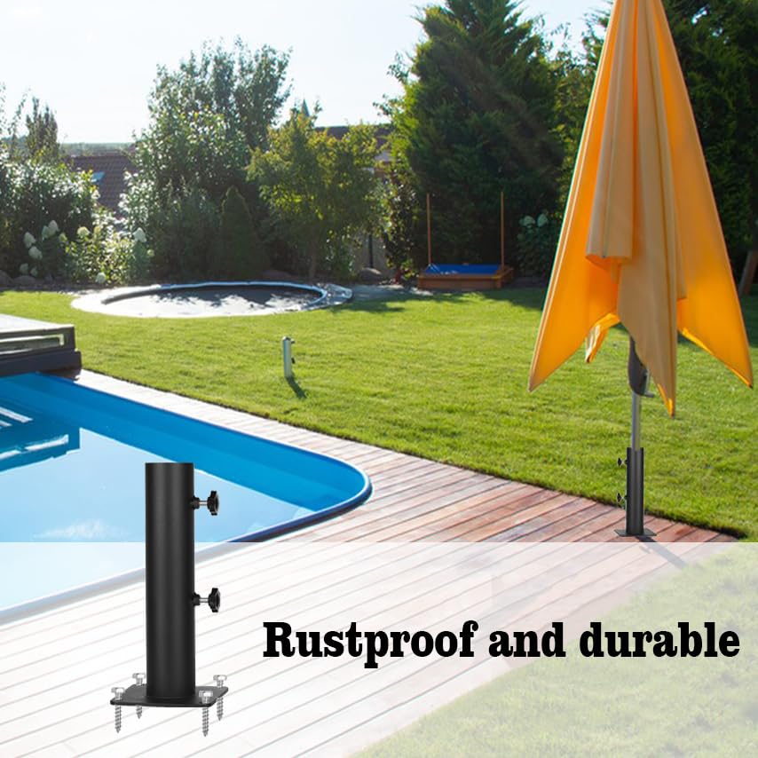 YZZHAJ no-fill-needed base saves setup time on outdoor spaces.