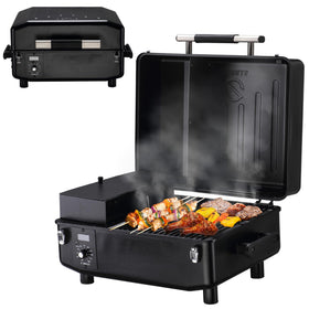 Z GRILLS 200A table-top compact design for easy transport and storage.
