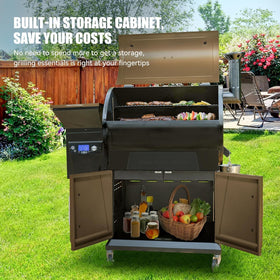Z GRILLS 2026 28-hour hopper enables extended low-and-slow smoking.