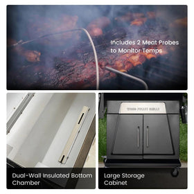 Z GRILLS 2026 dual-wall insulation preserves heat and boosts pellet efficiency.