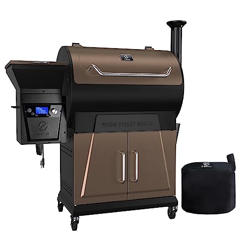 Z GRILLS 2026 front view shows sturdy build and ample cooking space.