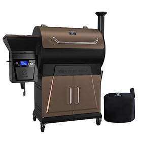 Z GRILLS 2026 front view shows sturdy build and ample cooking space.