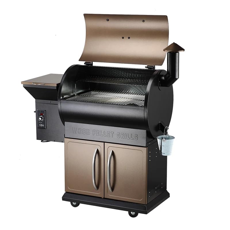 Z GRILLS 2026 upgrade pellet grill close-up of cooking grates showing ample space for large batches.