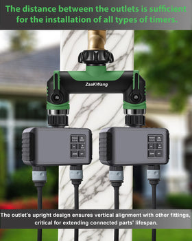 ZaakWang ABS body with sun-resistant finish for durable outdoor use.
