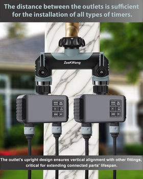 ZaakWang three-quarter-inch GHT thread fits standard faucets.