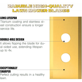 Zabuble 40-blade pack provides multi-season replacement