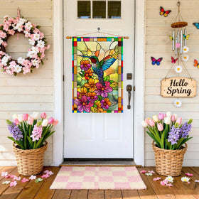 ZAEW double-sided garden flag shows vivid colors from both sides for cheerful yards.