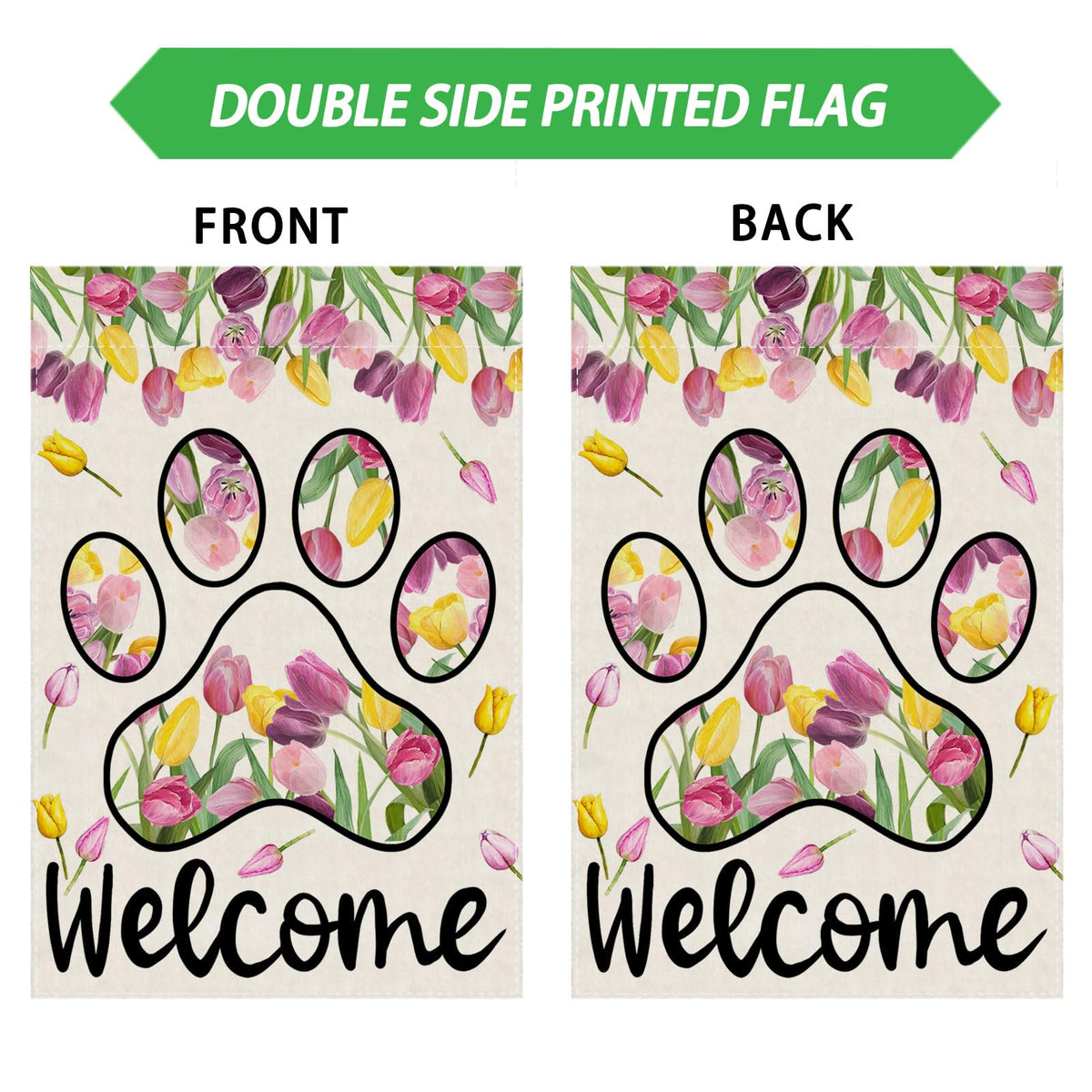 ZAEW flag with 5 cm sleeve for quick pole mounting