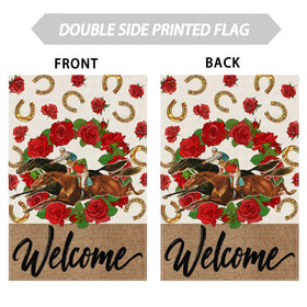 ZAEW flag crafted from premium jute for sun and wind durability.