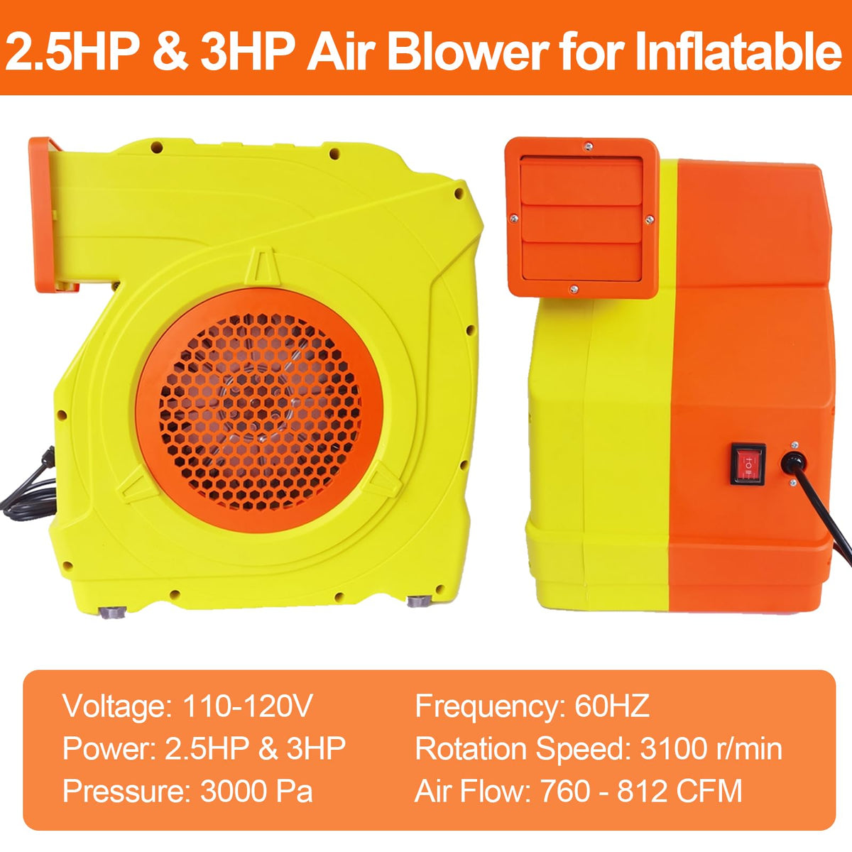 ZAFIED dual-mode blower side view enabling flexible indoor or outdoor use