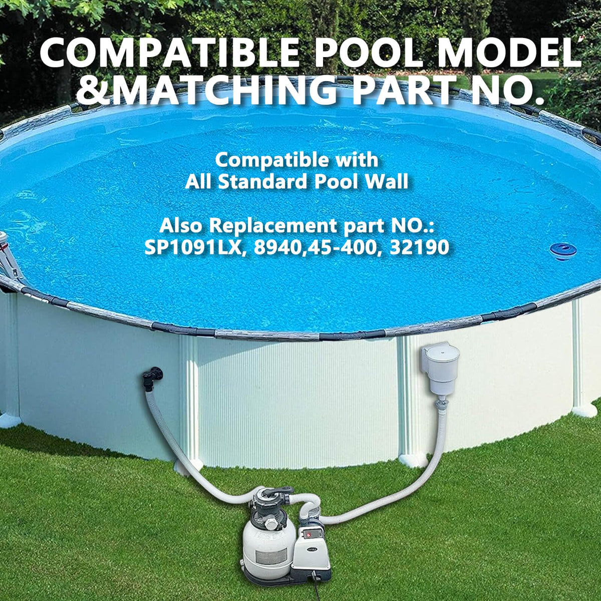 ZAIGANMA thru-wall skimmer assembly shown for long-lasting pool cleanliness.