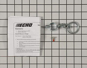 Diagram showing easy tool-free installation of the Zaitoe harness ring