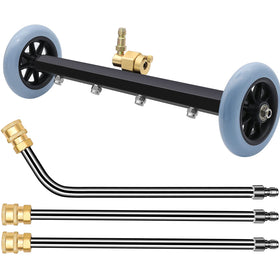 ZALALOVA undercarriage cleaner 16-inch attachment targets road grime beneath vehicles