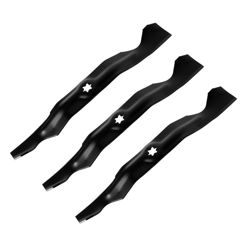 ZALANA 942-04053C high-lift blade pack on a 50-inch mower deck for a crisp cut.