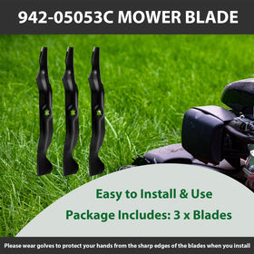 ZALANA blade packaging with model list for quick reference.
