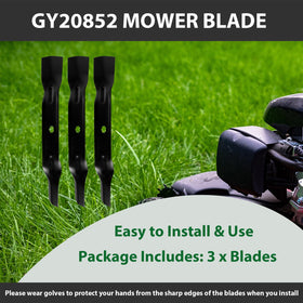 Zalana GY20852 three-pack packaging ready for replacement blades.